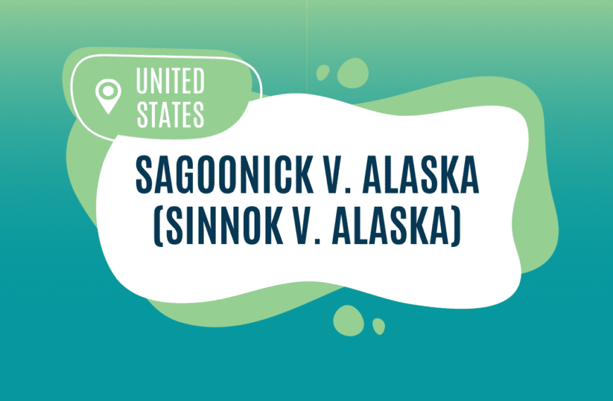 Sagoonick v. Alaska (on appeal from Sinnok v. Alaska)
