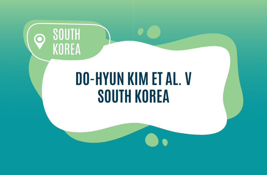 Do-Hyun Kim et al. v. South Korea